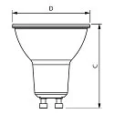 Philips LEDspot PAR16 MASTER VALUE DIM 3.7-50W GU10 927 36° GLASS set of 5 PAR16 clear GU10 3