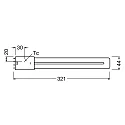 RADIUM LED lamp ESSENCE LONG RL-LONG24 840/2G11 UN switchable matt 2G11 12W 1500lm 4000K 140° CRI >80  mat