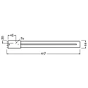RADIUM LED lamp ESSENCE LONG RL-LONG36 840/2G11 UN switchable matt 2G11 18W 2300lm 4000K 140° CRI >80  mat