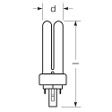 RADIUM LED compact bulb ESSENCE DUO18 EM 830 (RALUX DUO RETROFIT) switchable matt G24d 7W 810lm 3000K 280° CRI >80 