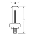 RADIUM LED compact bulb ESSENCE TRIO/E18 830 (RALUX TRIO/E RETROFIT) switchable matt GX24q-2 7W 855lm 4000K 280° CRI >80  mat