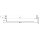 RADIUM LED tube T8 DC-TUBE LED T8 NEO® 18 840/G13 - 600MM DALI controllable, current constant matt G13 6