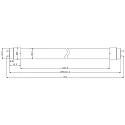 RADIUM LED tube T8 DC-TUBE LED T8 NEO® 58 840/G13 - 1500MM DALI controllable, current constant matt G13 24