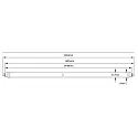 RADIUM LED tube T5 DC-TUBE LED T5 NEO® 49/80 840/G5 - 1449MM matt G5 33,9W 6200lm 4000K 220° CRI 80-89 dimmable
