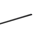 U profile SMALL U FLAT SQUARE 17/18 B1C1, black, white matt