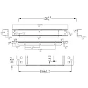 RADIUM LED driver DC DRIVER DALI 30W/550-750mA DALI controllable, current constant, adjustable, silver grey