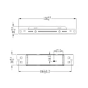 RADIUM LED driver DC DRIVER ON-OFF 15W/350MA current constant, switchable, silver grey