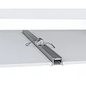 RADIUM wing profile SMALL - FOR 1 STRIP built-in version, powder coated, white