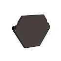 Endcap for Radium Aluminum Corner profile SMALL CORNER, plastic, black