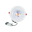 downlight GLAN S Ø 207MM Plug&Play rigid, CCT Switch, UGR < 19, multipower IP20, white 