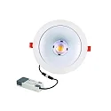 downlight GLAN M Ø 237MM Plug&Play rigid, CCT Switch, UGR < 19, multipower IP20, white 