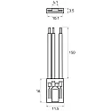 Rutec feeder VARDAFLEX COB SELECT 1CM - GAPLESS 3-pole, transparent