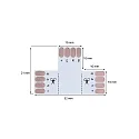 Rutec T/corner-Platine RGB, 10mm, IP20, for VARDAflex LED-Strips