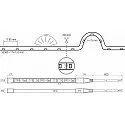 Rutec fully siliconised LED strip VARDAFLEX ECO AC - 50M / 1.7CM switchable white