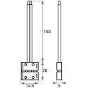 Rutec Feed-in connector RGB Profi for VARDAflex flexible LED barn
