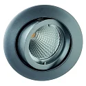 Alu die-cast Recessed spot for MR16, without snap ring, swivelling, IP20, chrome matt