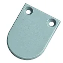 end cap UP20/11 half round, aluminium