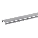 accessories profile cover EP18/18 / WEP26/70 SEMI-FROSTED 2M slightly arched, white 200cm