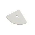 end cap EP30/30 round, built-in version, with feed-in option, aluminium