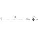 Rutec Projekt light bar VARDAFLEX NINQE PLUS - FRIDGE&FREEZER - 960MM rigid, switchable IP54, white  9W 1077lm 5800K 120° CRI >80 93cm