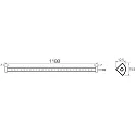 Rutec Projekt light bar VARDAFLEX NINQE PLUS - FRIDGE&FREEZER - 1180MM rigid, switchable IP54, white  12W 1364lm 5800K 120° CRI >80 118cm