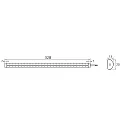 light bar VARDAFLEX NINQE DOUBLE - FRIDGE&FREEZER -  rigid, switchable IP54, white  6W 725lm 5800K 180° CRI >80 32.5cm