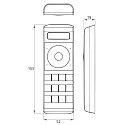 Rutec Projekt remote control HAND / RGB+W+WW 5 channel