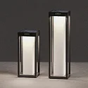 SIGOR battery solar lamp RADIA MOON MAXI with sensor IP65, graphite grey