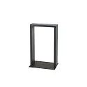 battery solar lamp AXIS MINI with sensor IP65, graphite grey