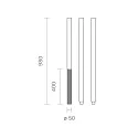 SIGOR pole LINK, graphite grey