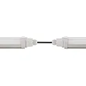 SIGOR damp-proof luminaire TRICOLOUR IP65, white 