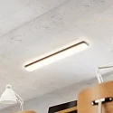 SIGOR ceiling luminaire PLANK IP54, silver dimmable