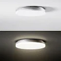 SIGOR ceiling luminaire CIRCEL 27 IP54, silver 