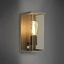 SIGOR Outdoor luminaire NULATERN Wall luminaire, with sensor, E27, IP54, graphite