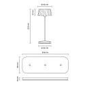 SIGOR battery table lamp FACETTA down, CCT Switch, set of 3, with touch dimmer IP44, night black dimmable