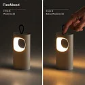 SIGOR battery table lamp LUNARI with USB connection, CCT Switch, with handle, with touch dimmer IP44, gold, mat dimmable