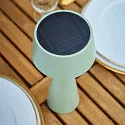 SIGOR battery table lamp SOLINO IP44, sage green dimmable