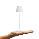 SIGOR battery table lamp NUINDIE POCKET USB-C up / down, with USB connection, CCT Switch, with touch dimmer IP54, snow white dimmable