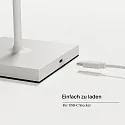 SIGOR battery table lamp NUINDIE USB-C up / down, with USB connection, CCT Switch, with touch dimmer IP54, snow white dimmable