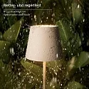 SIGOR battery table lamp NUINDIE USB-C up / down, with USB connection, CCT Switch, with touch dimmer IP54, dune beige dimmable
