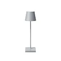 battery table lamp NUINDIE USB-C up / down, with USB connection, CCT Switch, with touch dimmer IP54, fog grey dimmable