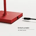 SIGOR battery table lamp NUINDIE USB-C up / down, with USB connection, CCT Switch, with touch dimmer IP54, fire red dimmable