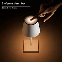 SIGOR battery table lamp NUINDIE MINI USB-C up / down, with USB connection, CCT Switch, with touch dimmer IP54, graphite grey dimmable