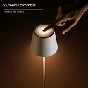 SIGOR battery floor lamp NUINDIE USB-C up / down, with USB connection, CCT Switch, with touch dimmer IP54, night black dimmable