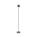 battery floor lamp NUINDIE USB-C up / down, with USB connection, CCT Switch, with touch dimmer IP54, graphite grey dimmable