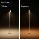 SIGOR battery floor lamp NUINDIE USB-C up / down, with USB connection, CCT Switch, with touch dimmer IP54, graphite grey dimmable