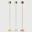 SIGOR battery floor lamp NUINDIE USB-C up / down, with USB connection, CCT Switch, with touch dimmer IP54, bronze dimmable