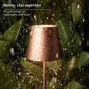 SIGOR battery floor lamp NUINDIE USB-C up / down, with USB connection, CCT Switch, with touch dimmer IP54, bronze dimmable
