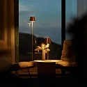 SIGOR battery floor lamp NUINDIE USB-C up / down, with USB connection, CCT Switch, with touch dimmer IP54, bronze dimmable