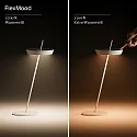 SIGOR battery table lamp MAHINA USB-C (L) CCT Switch, with touch dimmer IP20, chrome dimmable